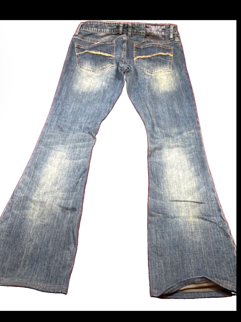 Wornstar Hellraiser Blue Jeans Metal Men’s Size 32 Stretch Denim Bootcut  9”rise